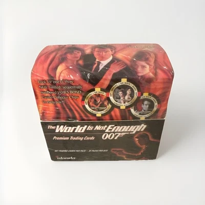 Tarjetas coleccionables 1999 007 James Bond El mundo no es suficiente. 1 Pack de 7 Tarjetas. Foto 1 de 2