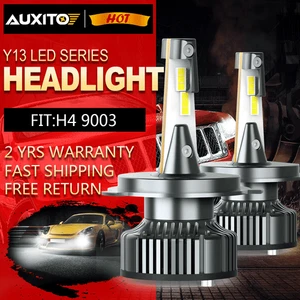 2X H4 9003 CANBUS LED Headlight Kit Hi/Lo Beam Bulbs 6500K Xenon White 16000LM - Picture 1 of 9