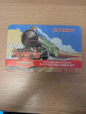 Hornby Trains Robert Frederick's Premium Playing Card Games Set Boxed Tin - Image 1 of 4