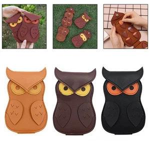 Guitarrists Choice Unico Gufo Design Pick Holder realizzato in pelle premium - Picture 1 of 15