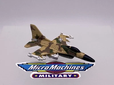 Micro Machines Military F-16 Fighting Falcon Fighter Aircraft Galoob 1995 RARE - Image 1 of 3