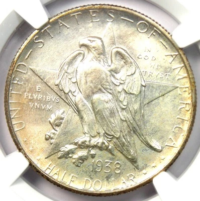 1938-S Texas Half Dollar 50C - NGC MS67+ Plus Grade - $4,500 NGC Value! - Image 1 of 4