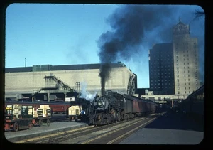 Boston & Maine B&M North Station - Boston, MA Scene Original RB Kodachrome Slide - Picture 1 of 1