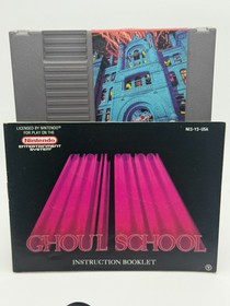 Ghoul School w/ Manual NES