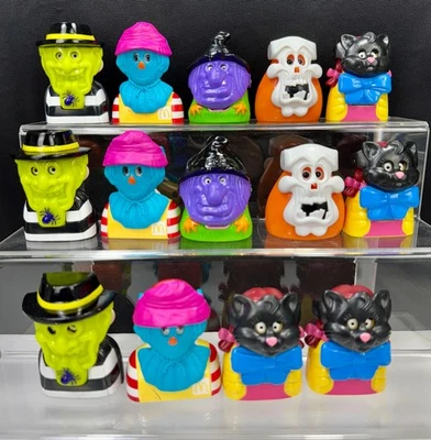 McDonalds Haunted Halloween Candy Dispensers Vintage 1990s Happy Meal Toys Lot - Image 1 of 4