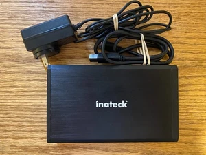 Inateck 3.5 Hard Drive Enclosure, Aluminum USB 3.0 Sata  FE3001 with 250GB HD - Picture 1 of 2