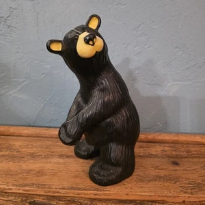 Big Sky Carvers BEARFOOTS "Tiger" Golf Bear Collection Jeff Fleming 8" Tall - Picture 1 of 4