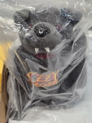 Ozzy Osbourne Peluche Murciélago Cabeza Desmontable Mercancía Oficial - NUEVO Y SELLADO Foto 1 de 4