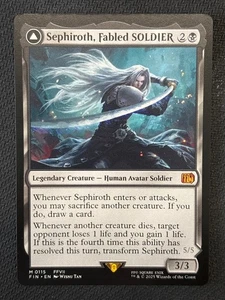MTG Final Fantasy SEPHIROTH, FABLED SOLDIER LP (1448) Graded Power TMG - Picture 1 of 2