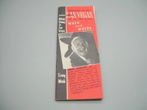 23-29 de diciembre de 1955 Your Host Las Vegas Nevada folleto publicitario Jimmy Durante - Imagen 1 de 7