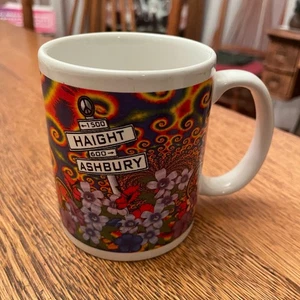 Haight Ashbury Psychedelische Themen Kaffeetasse Becher - Bild 1 von 5