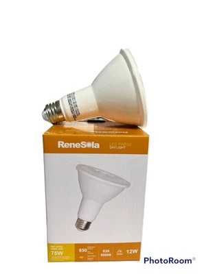 RENESOLA 12W 5k 850 Lumens 75W Equivalent 12 Pack Cool White Dimmable - Image 1 of 4