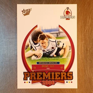 2006 Select NRL Premiers Series Card #PC20 Broncos Brent Tate Try - Picture 1 of 2