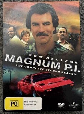 Magnum P.I. The Complete Second Season DVD R4 PAL Magnum Pi Tom Selleck - image 1 of 3