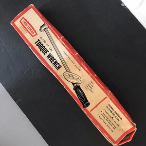 Vintage Sears Craftsman Drehmomentschlüssel 1/2" Antrieb 0-100 Fuß Pfund mit Box 9-44481 - Bild 1 von 6