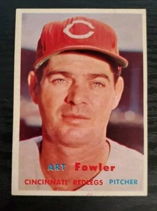 1957 Topps #233 Art Fowler - Picture 1 of 2