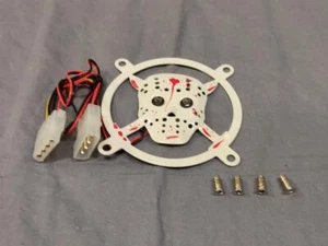 Grille de ventilateur masque DEL rouge - Photo 1/3