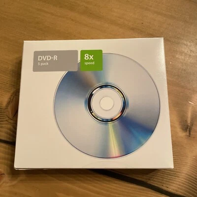 Apple DVD-R 5 Pack 8x Speed M9472G/A Brand New … - Image 1 of 2