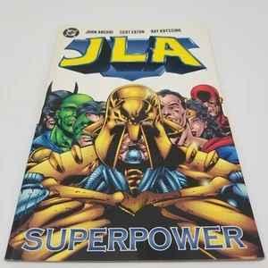 JLA Superpower DC Comics John Arcudi Scot Eaton Ray Kryssing Graphic Novel 1999 - Foto 1 di 5