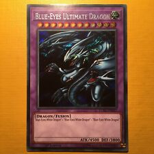 Blue Eyes Ultimate Dragon - Secret Rare - YuGiOh - 1st Edition - Mint Card!