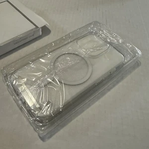 Clear iPhone 15 Pro Case New Open Box Magnetic Mozoter Shockproof Slim Case - Picture 1 of 3