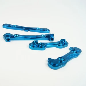 Alloy Front Rear Hinge Pin Brace for Rovan LT Losi 5ive T KM X2 30degree North - Picture 1 of 6