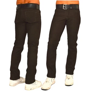701 pantalones de cuero marrón oscuro awanstar pantalones de cuero Nubuk - Imagen 1 de 22