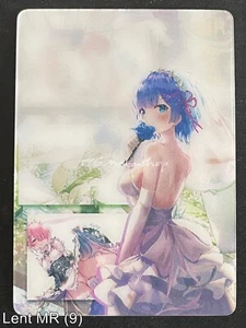 🔥 MR-L9 Rem Re:Zero Anime Waifu Sexy ACG Card Lenticular Goddess Story - Picture 1 of 1
