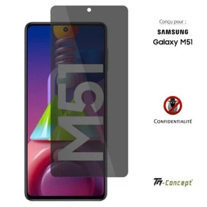 TM-Concept® Verre trempé teinté pour Samsung Galaxy M51 - Radian 2.5D - Privacy - Imagen 1 de 7