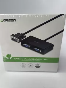 Ugreen Vga Male To Female Video Splitter Cable 1080p Brand New Sealed - Picture 1 of 7