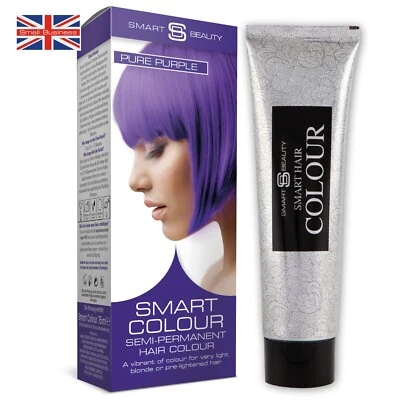 Smart Beauty Purple Hair Dye Semi Permanent, Vegan, Cruelty Free - Image 1 of 4