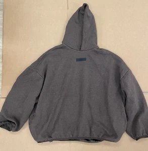 FEAR OF GOD ESSENTIALS PULLOVER HOODIE BROWN BLACK SZ XXL - Picture 1 of 3