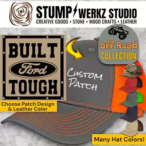 Custom Trucker Mütze Baseball Cap Richardson Off Road Trucks 4X4 Built Ford Tough - Bild 1 von 21