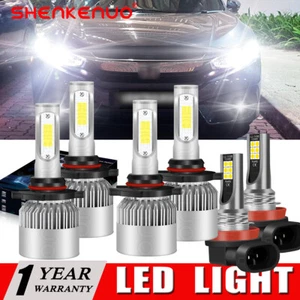 Faro LED haz alto bajo + luz antiniebla 6 bombillas para Honda Civic 2006-2013 2014 2015 - Imagen 1 de 16