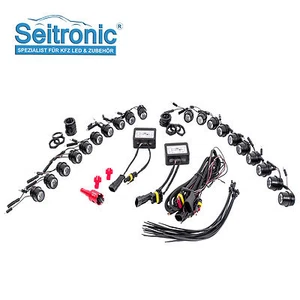 Juego de luces de conducción diurna LED, módulo E4 y R87, 14 LED SMD de alta potencia, blanco Seitronic® - Imagen 1 de 1