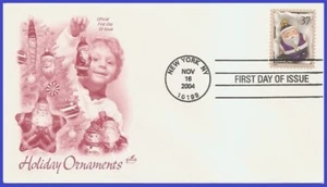 USA3 #3883 U/A ARTCRAFT FDC Purple Santa Ornament - Picture 1 of 1