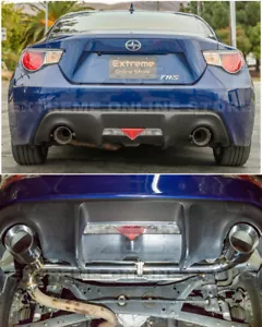 Para 12-20 Scion FR-S BRZ Toyota 86 | Eliminación del silenciador eje trasero 4,5 escape doble - Imagen 1 de 12