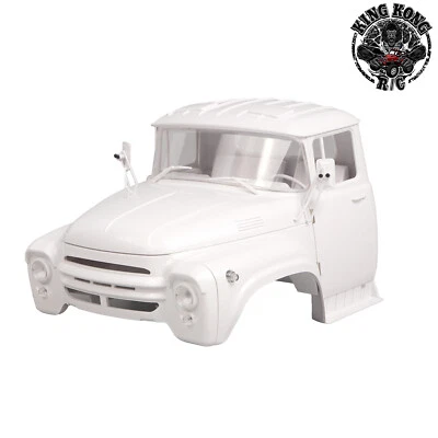 Kingkong RC 1/12 White Soviet ZL130 RC Car Crawler Cab Body Hard Plastic KIT - Image 1 of 4