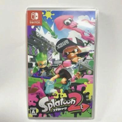 Nintendo Switch Splatoon 2 - Cartoon Used Japan Import shooting game - Image 1 of 3