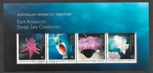 AUSTRALIAN ANTARCTIC TERRITORY DEEP SEA CREATURES MIN SHEET CTO/FINE USED - Picture 1 of 1