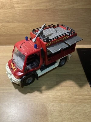 Unbranded Mercedes Benz Unimog Fire Vehicle 10” Long Plastic - Image 1 of 4