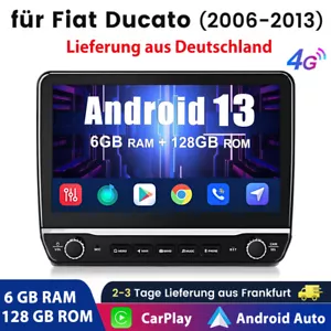 DAB+ Für Fiat Ducato 2006-2024 8Core 6+128GB Android 13 CarPlay GPS Autoradio BT - Bild 1 von 15