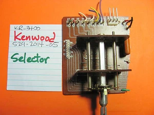 📈KENWOOD 529-2014-05 SELECTOR POT KR-3400 STEREO RECEIVER - Picture 1 of 1