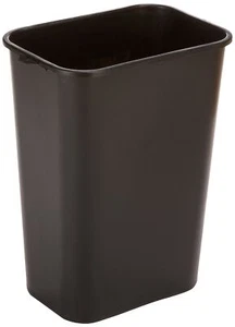 Impact Soft-Sided Wastebasket, 41 qt, Polyethylene, Black - Picture 1 of 1
