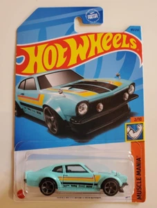 HOT WHEELS - FORD MAVERICK - BLUE - 99 OF 250 - HW MUSCLE MANIA 2 OF 10 NIP - Picture 1 of 2