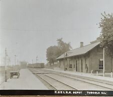 RPPC Chicago & Eastern Illinois Railroad Train Depot At Tuscola, Illinois