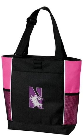 Northwestern Wildcats Tote Bag Northwestern University for BEACH SHOPPING GROCER Cover