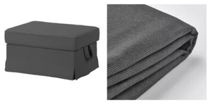 IKEA EKTORP Cover for footstool, Hallarp grey, 205.035.66 - Picture 1 of 3
