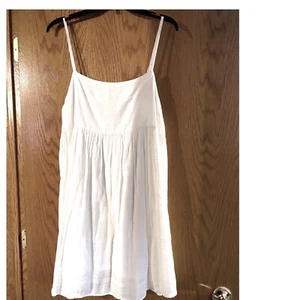 Abito bianco American Eagle senza maniche casual estivo prendisole grande - Foto 1 di 6