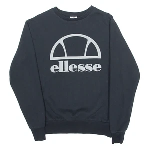 ELLESSE Womens Sweatshirt Black UK 14 - Picture 1 of 6